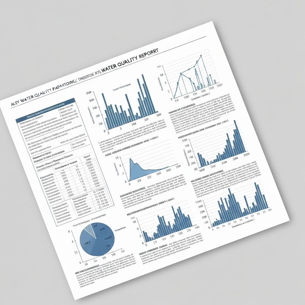 Water quality report visualization
